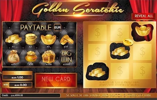 Golden-Scratchie jeux de grattage