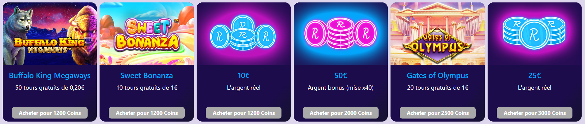 RA Casino bonus
