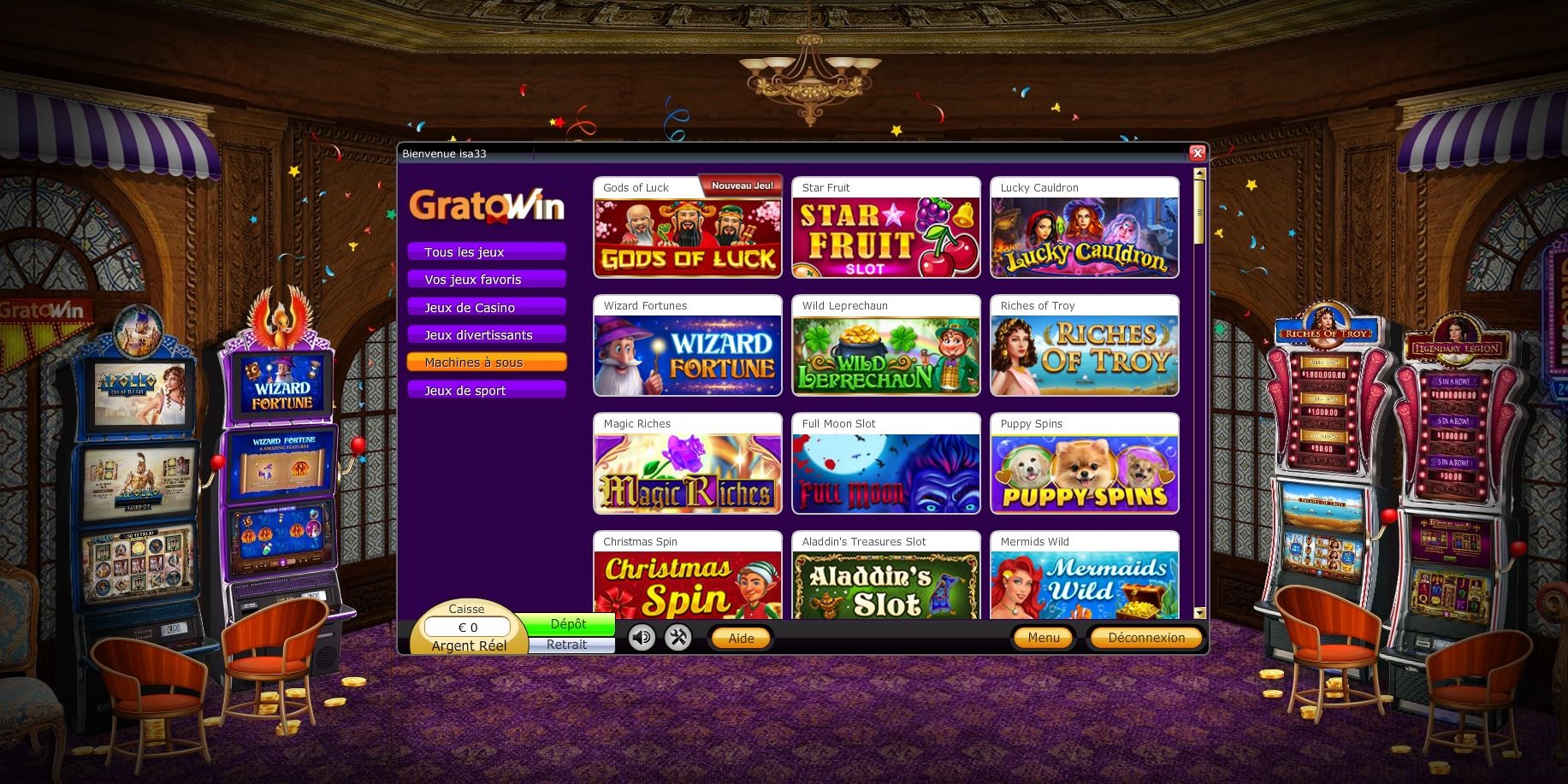 gratowin Casino revue