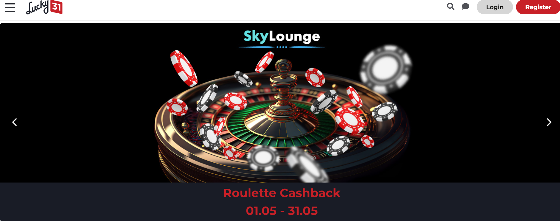 Lucky31 Casino jeux