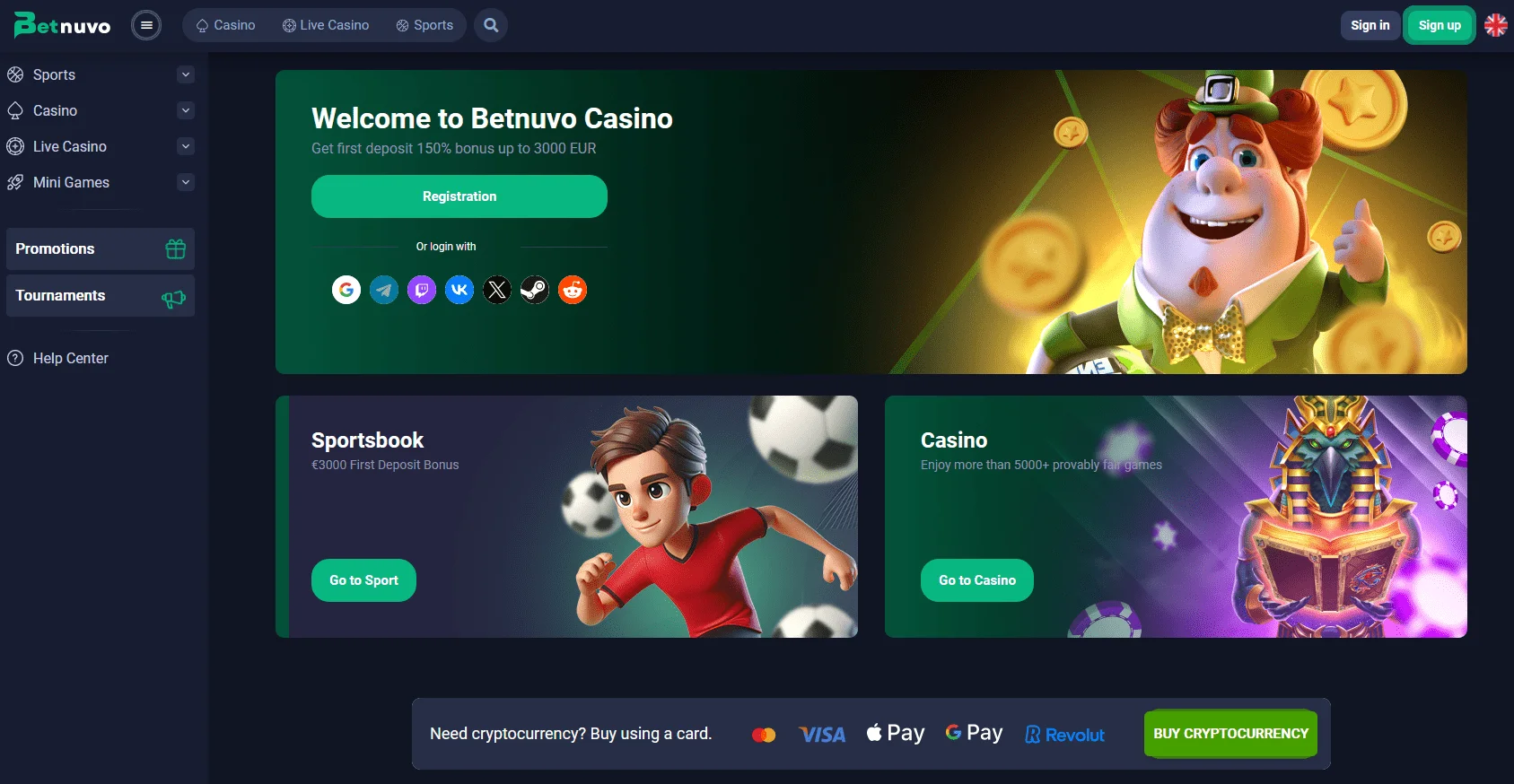 Betnuvo-Interface betnuvo test