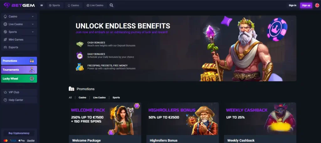 betgem bonus sans dépôt