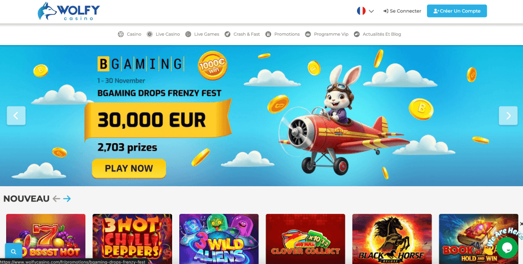 jeux wolfy casino